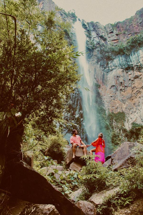 Chales Estancia Cachoeira Do Avencal Urubici Bagian luar foto