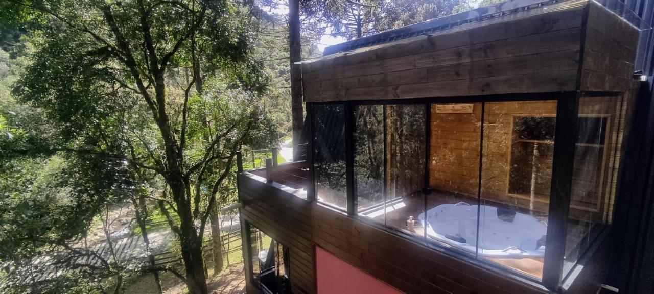 Chales Estancia Cachoeira Do Avencal Urubici Bagian luar foto